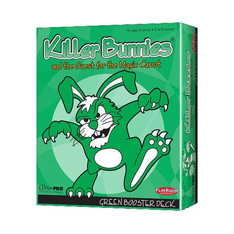 Killer Bunnies Green Booster Deck Arctic Board Games