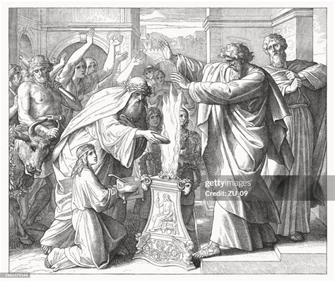 Paul And Barnabas At Lystra Woodcut Published 1860 High Res Vector Graphic Getty Images