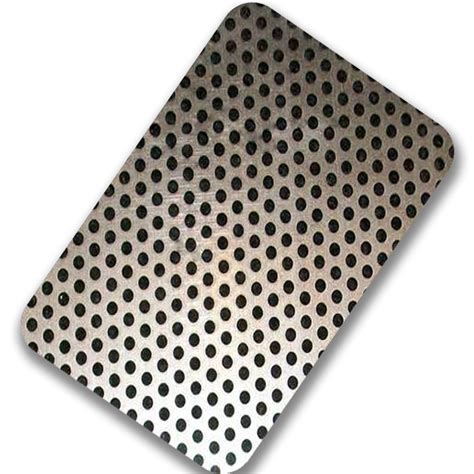 201 304 Stainless Steel Perforated Sheet Punched Sheet For