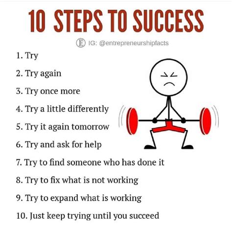 10 Steps To Success 🏋️‍♀️ Quotes For Kids Steps To Success Study