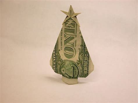 Dollar Bill Christmas Tree Christmas Origami Dollar Bill Origami