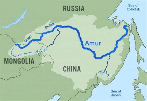 Amur River Map Amur River Beautiful Scenery Pictures River