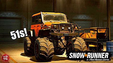 Snowrunner The Ultimate Khan 39 Huge Lift And 51 Inch Tires Youtube