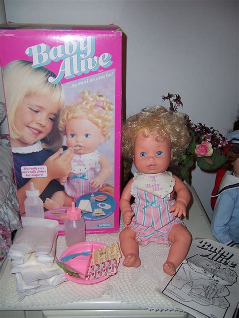 Kenner Doll Baby Alive 1990 Original Box Dollysisters Down Memory