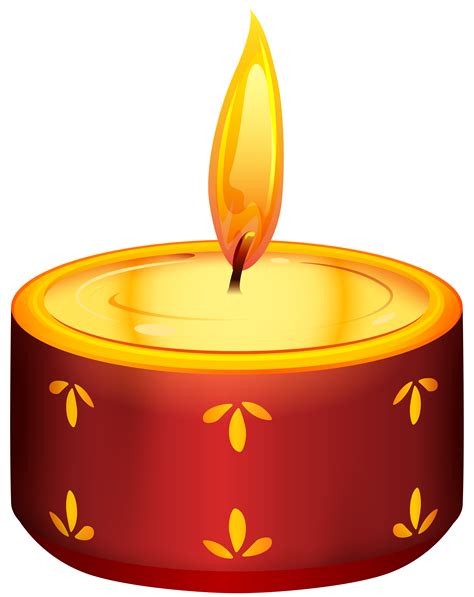 Candle Red Png Clip Art Best Web Clipart