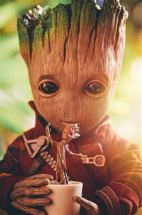 The Guardian Of Galaxy Movie Scene Character Groot Marvel Marvel Art