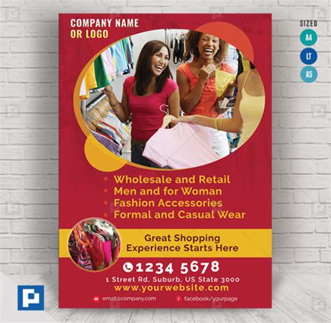 Fashion And Shopping Flyer Psdpixel