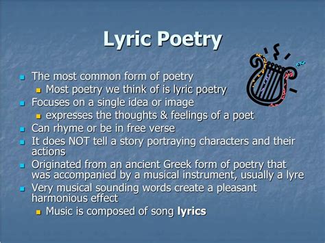 Ppt Types Of Poetry Powerpoint Presentation Free Download Id5449683