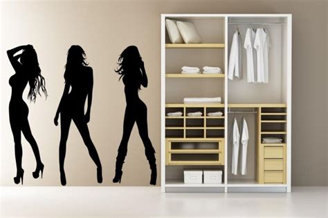 Set Of 3 Realsize Amazing Sexy Girls Large Wall Stickers Wall Stickers Store Uk Shop With