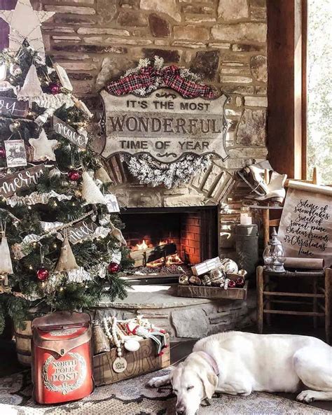 40 Cozy And Wonderful Rustic Farmhouse Christmas