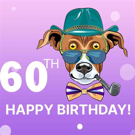 60th Birthday Electronic Greetings Cards Send By Email Or Whatsapp