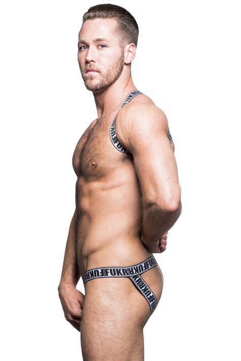Andrew Christian Fukr Collection Black Color C Ring Jock Underwear For Men Harness Sold