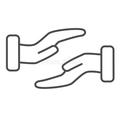 Support Hands Gesture Solid Icon Gestures Concept Charity Or Helping