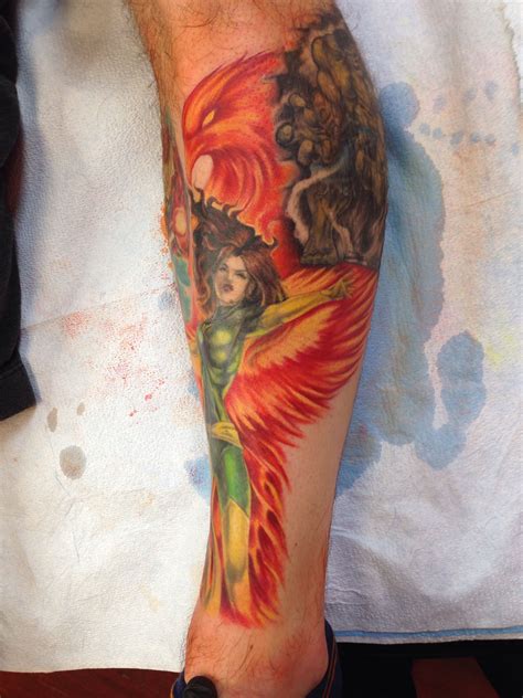 Phoenix Jeangrey Tattoo Xmen Tattoo Tattoos Arm