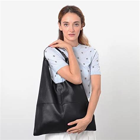 Amazon Com Stephiecath Women S Handbag Genuine Leather Slouch Hobo
