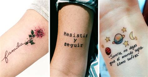 17 Tatuajes Con Frases Inspiradoras Para Llenarte De Fuerza Tendencias 24