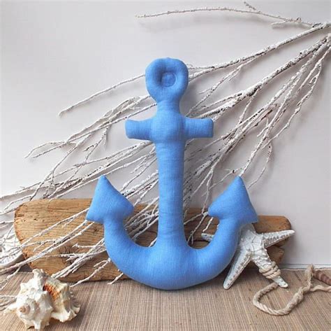 Plush Anchor Toy Anchor Pillow Baby Toddler Toy For A Etsy Anchor