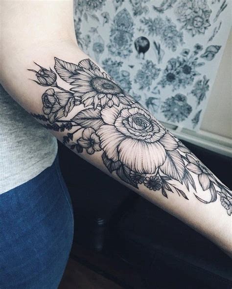 110 Awesome Forearm Tattoos Cuded Forearm Tattoo Women Sunflower