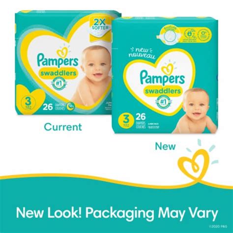 Pampers Swaddlers Size 1 Newborn Diapers 96 Ct Kroger