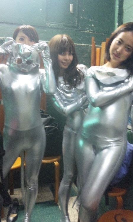 Do You Love The Silver Zentai Girls Japanese Superheroes Zentai Suit Girl