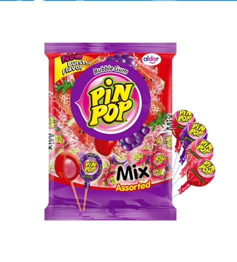 Pin Pop Lollipop Big Bag 624g 48 Units Etsy