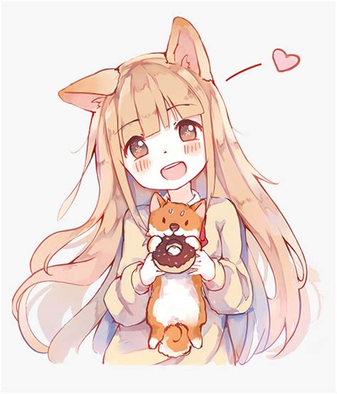 Anime Drawing Happy Shiba Inu Anime Girl Hd Png Download Transparent Png Image Pngitem