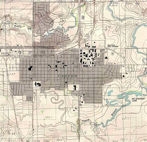 City Map Of Amarillo Texas Printable Maps