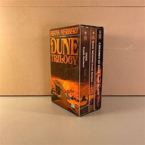 1980s The Complete Dune Trilogy Box Set By Frank Herbert Etsy In 2022