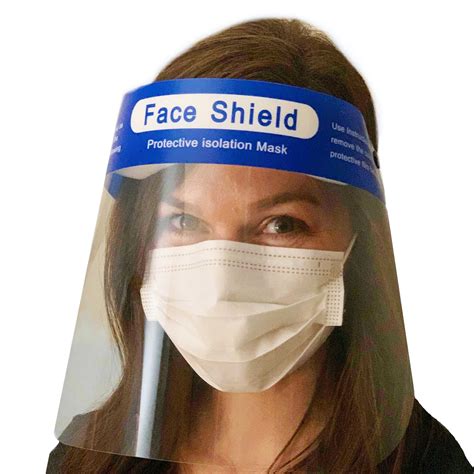 Mcrfs Ppe Protective Face Shield Anti Fog Mask With Strap Led Lysi Services