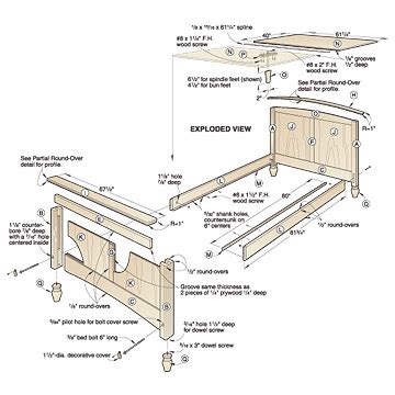 Woodwork Log Bed Frame Plans PDF Plans