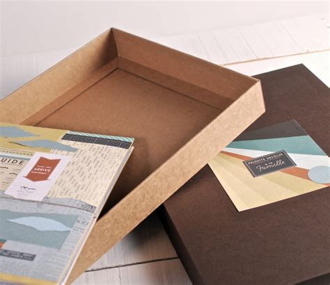 Caja para álbumes de fotos decorada - SelfPackaging