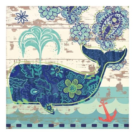 Pin By Kat Woodard On Ocean Decor Floral Wall Art Canvases Whale