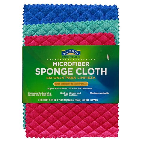H E B Microfiber Sponge Cloth Shop Cleaning Cloths And Dusters At H E B