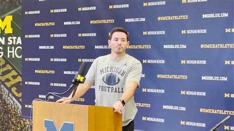 Mike Macdonald Assesses Michigans Defense Talks Penn State More