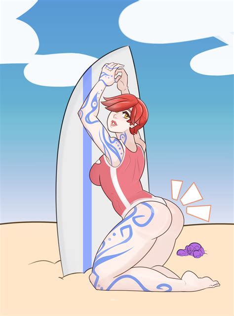 Siren On The Sand By DoodlieDork Hentai Foundry