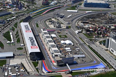 Sochi Autodrom Aus Der Vogelperspektive Bei Sotschi Formel 1 Fotos