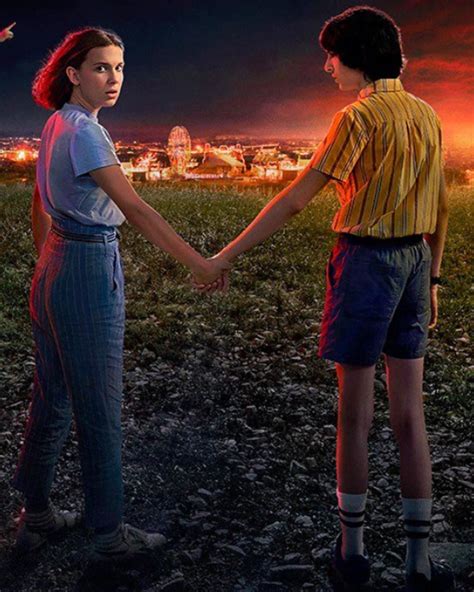 Stranger Things Eleven And Mike From The Official Season 3 Poster
