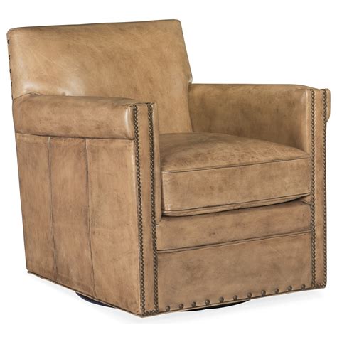 Hooker Furniture Club Chairs Potter Swivel Club Chair Zaks Home