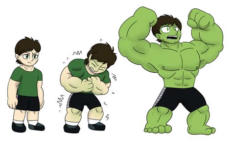 Hulk Transformation Fan Art