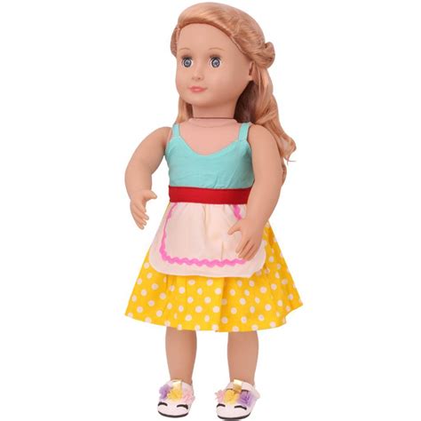 18inch Doll Party Clothes Dress American Doll Matching Outfits For