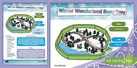 Winter Wonderland Busy Tray Teacher Made Twinkl