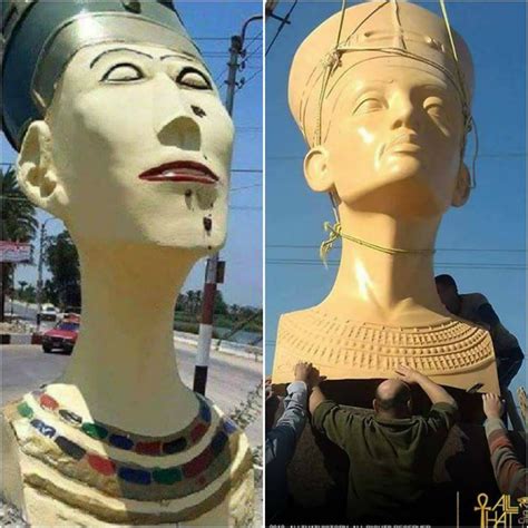 Egypts Sculptors Finally Redeem Themselves With New Nefertiti Bust