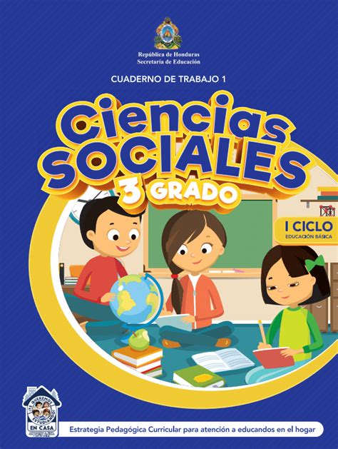 Cuaderno De Trabajo De Ciencias Sociales De Tercer 3 Grado Honduras