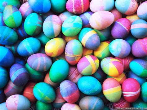 Colorful Easter Eggs Background Wallpaper 1600x1200 26340