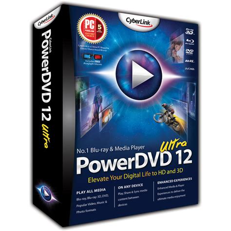 Cyberlink Powerdvd 12 Ultra Media Player Dvd Ec00 Rpu0 00 Bandh