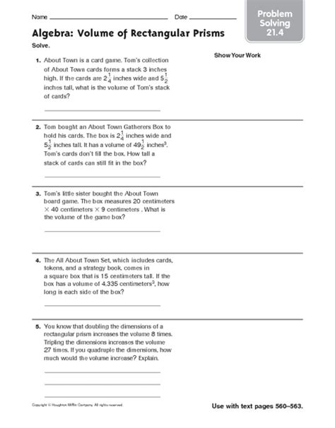 33 volume of cylinder word problems worksheet worksheet
