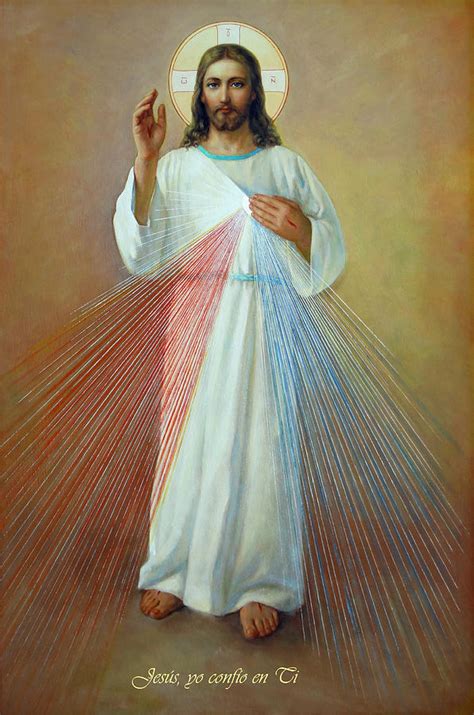 Jesus Yo Confio En Ti Divina Misericordia Painting By Svitozar Nenyuk