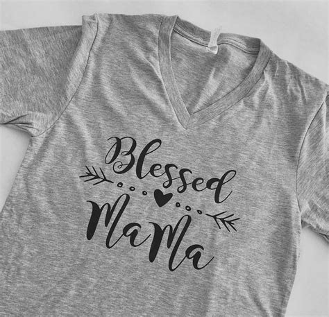 Blessed Mama Blessed Mama Shirt Mom Shirt Blessed Mom Shirt