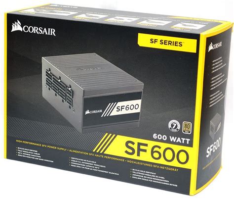 The question is whether it is worth paying a premium price tag to get it or if it would make more sense to opt for the more affordable gold rated sf600. Corsair SF600 80 Plus Gold Fully Modular SFX Power Supply Review | eTeknix
