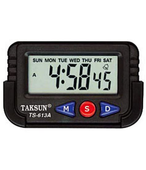 You can also give voice commands to your phone; Taksun Digital Car Dashboard/Table Alarm Clock - Pack of 1 ...